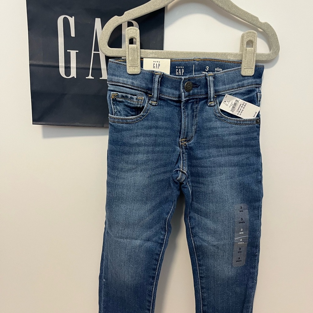 GAP Classic Blue Denim Jeans 3T Slim